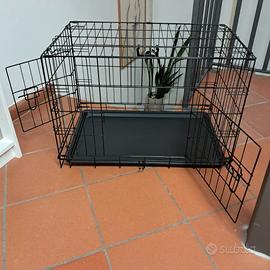 Trasportino cuccia gabbia pieghevole per cani