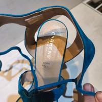 Sandali Carmens n. 40 in Vera Pelle Scamosciata – 