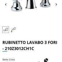 rubinetto 3 fori 
