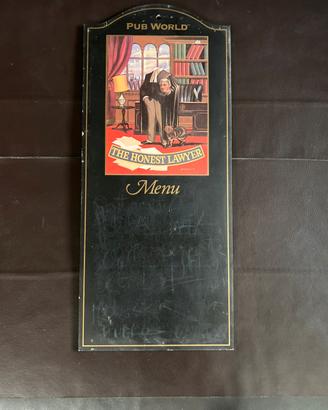 Insegna Vintage Pub "The Honest Lawyer" Made in UK