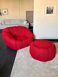 Pouf rosso