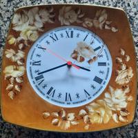 Orologio da parete dipinto a mano