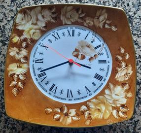 Orologio da parete dipinto a mano