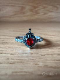 Anello Pandora Disney - Cuore e Pugnale