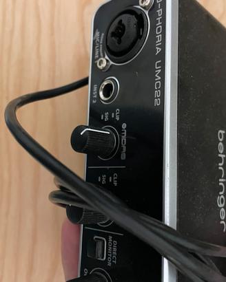 Behringer UMC22 U-Phoria – Scheda Audio USB