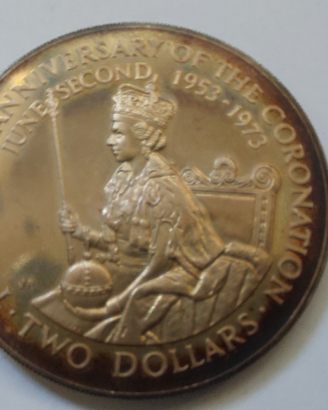 2 dollari 1973 Isole Cook