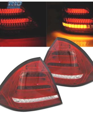 FANALI MERCEDES W203 SEDAN 00-04 A LED DINAMICI RO