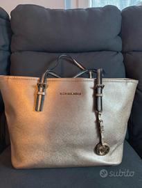 Borsa Jet set Michael Kors oro