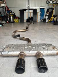 Scarico sportivo completo inox Golf 6 1.4 TSI 160