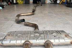 Scarico sportivo completo inox Golf 6 1.4 TSI 160