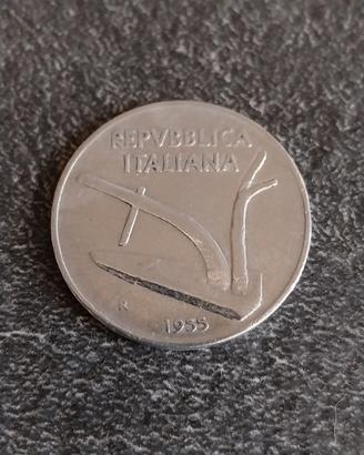 10 Lire 1955 Spighe di Grano Italia