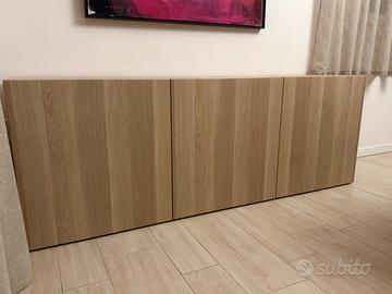 Ikea Besta effetto rovere