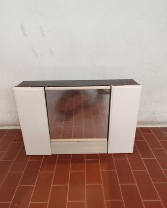 Mobiletto vintage bagno con specchio 