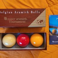 PALLE da Biliardo - Blocco 4 SET Belgium ARAMITH