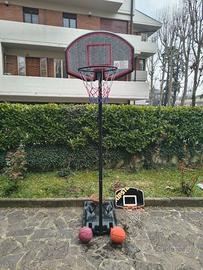 2 canestri canestri interno esterno regolabili bas