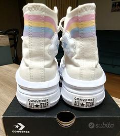 Converse All Star Move platform arcobaleno tg.35