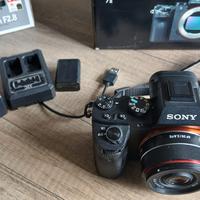 Sony A7 II - solo 6032 scatti - 2 batterie-scatola