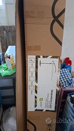 Ombrellone Luna diam. 3 mt antracite telo ecru'