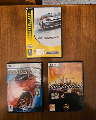 Giochi PC: Colin McRae Rally 3, Need for Speed