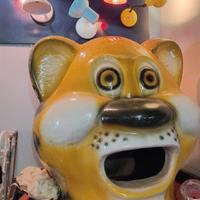 statua resina leone vintage 