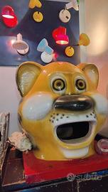 statua resina leone vintage 