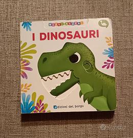 libro "i dinosauri". -pop up
