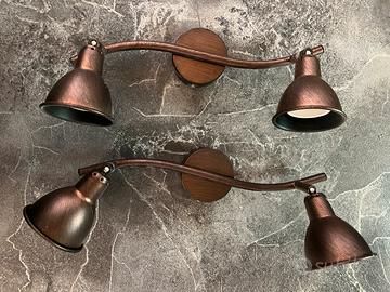 Coppia 2 faretti orientabili