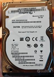 Hard disk Seagate 500gb da 2.5"