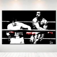 Quadro Rocky Balboa DIPINTO A MANO Tela pop art