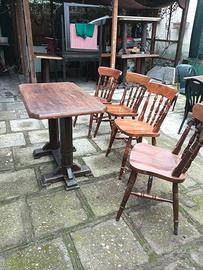 sedie e tavoli usati per birreria 