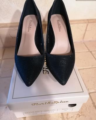 Décolleté  nere glitter  COME NUOVE 