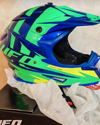 CASCO DA MOTO CROSS ENDURO MOTARD OFF ROAD UFO SOL