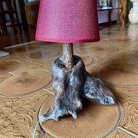 Lampada di legno