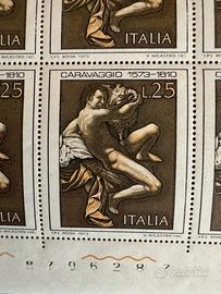 Francobolli Caravaggio 1573-1610