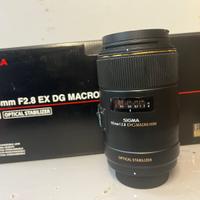 Sigma 105 mm f 2.8 macro per nikon