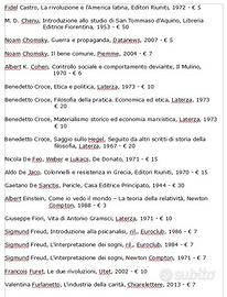 LIBRI DI FILOSOFIA, POLITICA, STORIA, ECONOMIA pt2