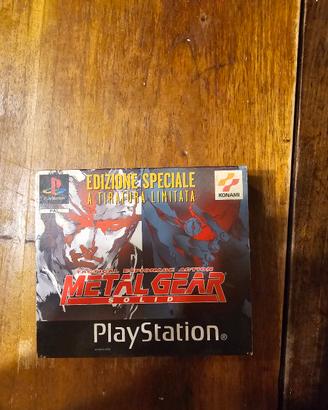 metal gear solid ps1 edizione limitata 
