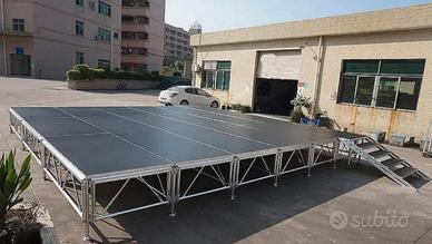 Palco 6x8 regolabile da 0,6 a 1,1 per eventi
