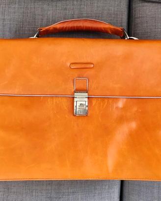 Borsa Piquadro uomo in pelle marrone