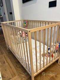 Lettino Ikea con materasso