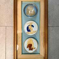 Quadro piatti oro zecchino Cardillo D’Oro Nicasio