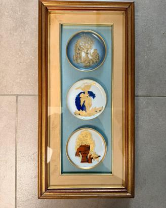 Quadro piatti oro zecchino Cardillo D’Oro Nicasio