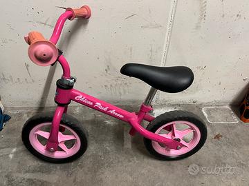 Bici senza pedali chicco pink arrow