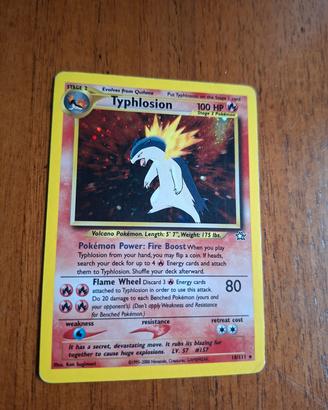 Typhlosion 18/111 Neo Genesis Card Pokemon 