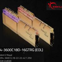 G,Skill G Skill DDR4 Trident Z Royal 3600 Mhz 16Gb