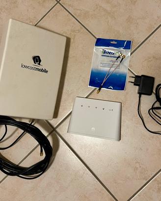 KIT INTERNET Sim DATI (Router + Antenna)