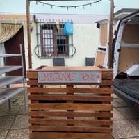 banco bar con pallet