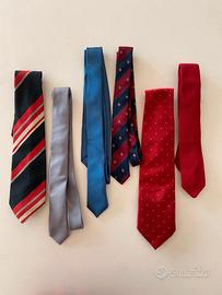 Set 6 Cravatte Uomo Fantasie Miste