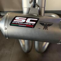 SCARICO TERMINALE SC PROJECT PER MOTO  X-CAPE 650