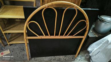 spalliera in vimini letto singolo